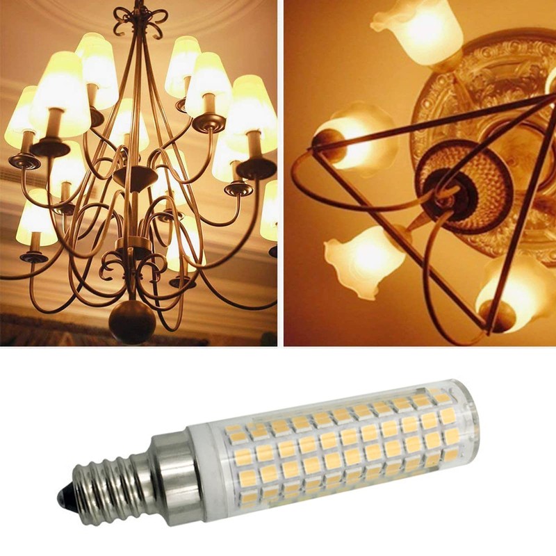 Lxcom Lighting 15W E12 LED Corn Bulb Dimmable 136 LEDs