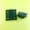 Mesan LOT OF 2 Flat Hinge Plastic Black Flush Cabinet