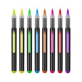 UV Neon Face Paint Pens, Tatto Markers for Skin Washable, Face Makeup for Party Favors, Glow in the Dark Under UV Light Body Painting Kit