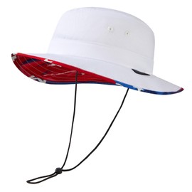 UVSAI UPF 50+ Foldable Sun Hat Patterned Under Brim Bucket Hats for Summer Hiking Fishing Beach Safari Men Women