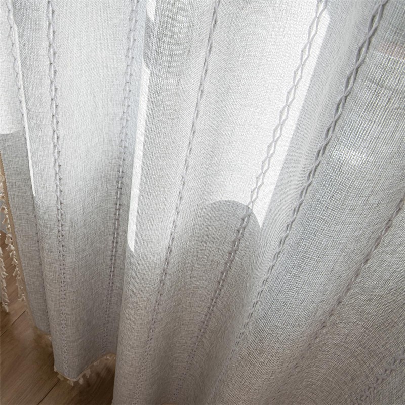Deeprove - Cortinas bohemias de 182 cm de largo, estilo