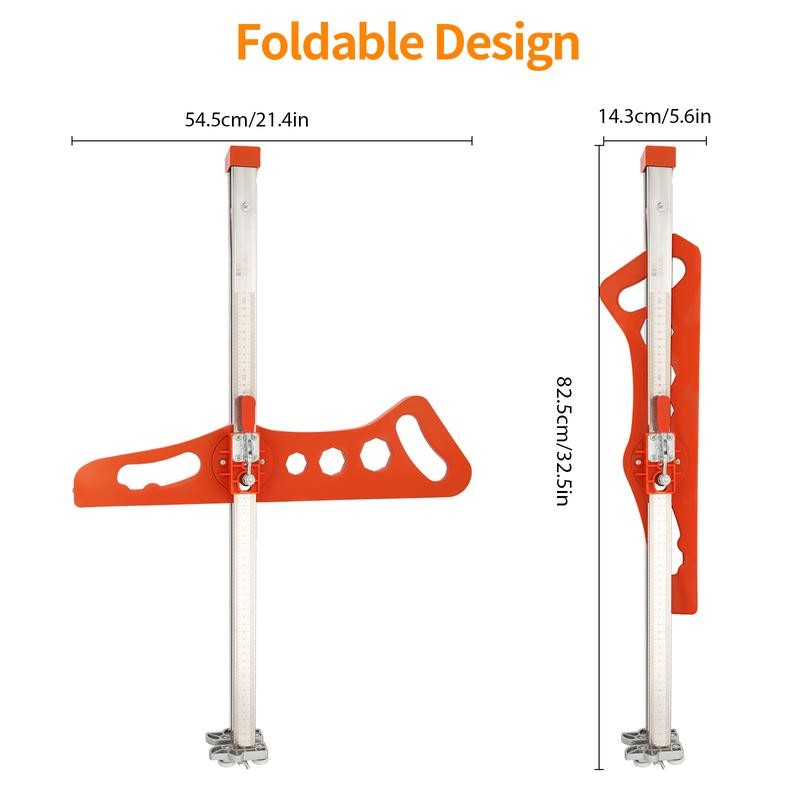 SnapFixMate Durable Stainless Steel Drywall Cutter with Hand Push -