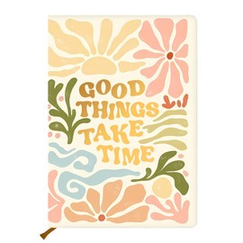 HZMLYDJ Inspirational Quote Lined Journal Notebook for Women Men, 200 Pages A5 Hardcover Hard Shell Journals for Writing Note Taking, Colorful Floral College Ruled Notebook Diary Notepad 5.8"×8.3"