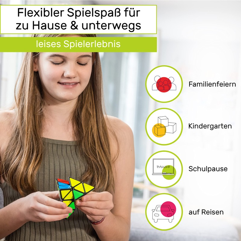 CUBIDI® - Magic Cube Pyramid - Exciting Brainteaser for Children