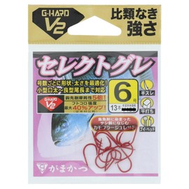 Gamakatsu 68733#6 G-HARD V2 Rose Select Grey