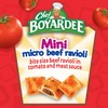 Chef Boyardee Mini Micro Beef Ravioli, Microwave Food, 7.5 OZ