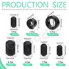 Keadic 32Pcs Clip-on Ferrite Ring Core RFI EMI Noise Suppressor