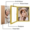 ORIVAN 8x10 Double Picture Frames Hinged Folding Photo Frames Vertical