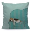 WONDERTIFY Throw Pillow Cover Case Vintage Waves Nature Sun and
