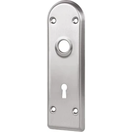 Paquete de 2 Placas de Cerradura de embutir semiovaladas para Puertas Interiores, reemplazo de Cubierta de pomo de Puerta de embutir de Estilo Antiguo, Placas embellecedoras de p
