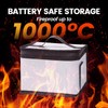 Holy Stone 180x130x130mm Fireproof Explosionproof Bag Large Capacity Battery Storage