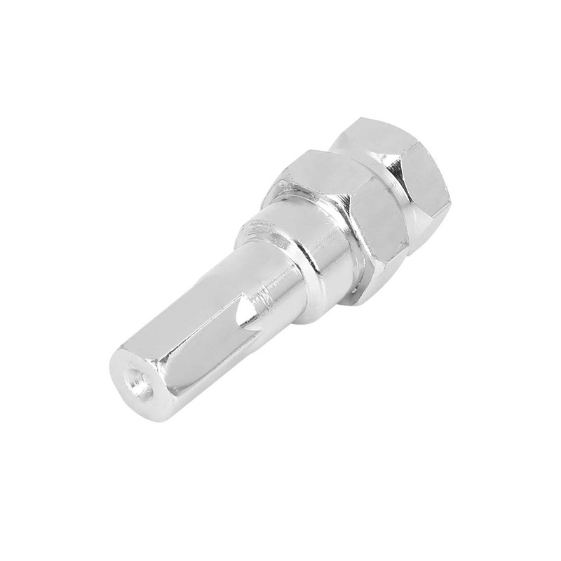 X AUTOHAUX Chrome 6 Point Sided 12mm Hex Tuner Key