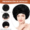 Tubos para Cabello Sin Calor: Gorro de Seda para Dormir