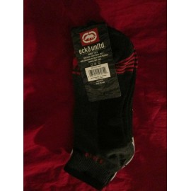 Ecko 3 Pair Ecko Unlimited Men 1/4 Ankle 1/2 Cushion Socks Large Rhino 6-12