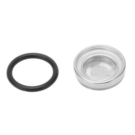 ATV Brake Reservoir Sight Glass, 4 Pieces Brake Master Cylinder Container Sight Glass Seal Kit Motorcycle Accessories for Scooter ATV Dirt Bike