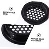 Operitacx 20 Pcs Stainless Steel Louver Round Vent Covers Flat