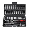 46-Piece Socket Wrench Set - 1/4 inch Drive Socket Ratchet