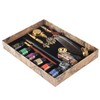 Feather Pen Set European Style British Retro Lacquer Stamp Dipped