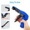 Zip Tie Install Tool ,Powerful Tension with Built-In Flush Cutter,