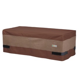 DUCKCOVERS Ultimate Waterproof 49 Inch Rectangular Patio Coffee Table Cover, Outdoor Ottoman Cover