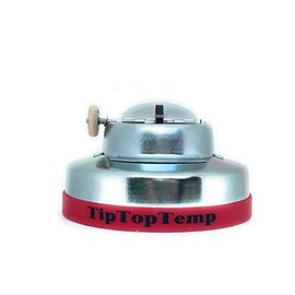 Tip Top Temp Attachable Grill Temperature Regulator (TTT-03 CF4), Silver