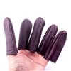 IWOWHERO Finger Protector Set 10pcs Leather Thimble Covers for Craft