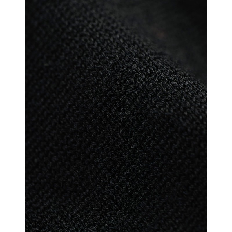 Dilling Wool Terry Hat - 100% Organic Merino Wool, black