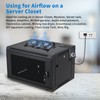 Dual 120mm High CFM Computer Fans with AC Plug, AC