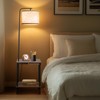 EOEYYOYB Floor Lamp with Table & Drawers, End Table Lamp