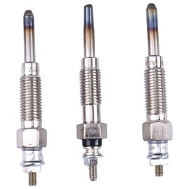 Czomoizc 3x MM432148 Glow Plugs Compatible With Mitsubishi Engine L2E L3E Tractor MT14 MT15 MT16 MM43214802 MM43214803 MM43214801