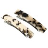 VOCOSTE 2 Pcs Hair Barrettes, Tortoise Shell Hair Barrettes, Acetate