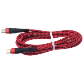 10ft PD Cable Type-C to USB-C Charger Cord Compatible with HMD Fusion/Boost Mobile Summit 5G (2024)/Cricket Icon 6, Power Wire Sync Braided Fast