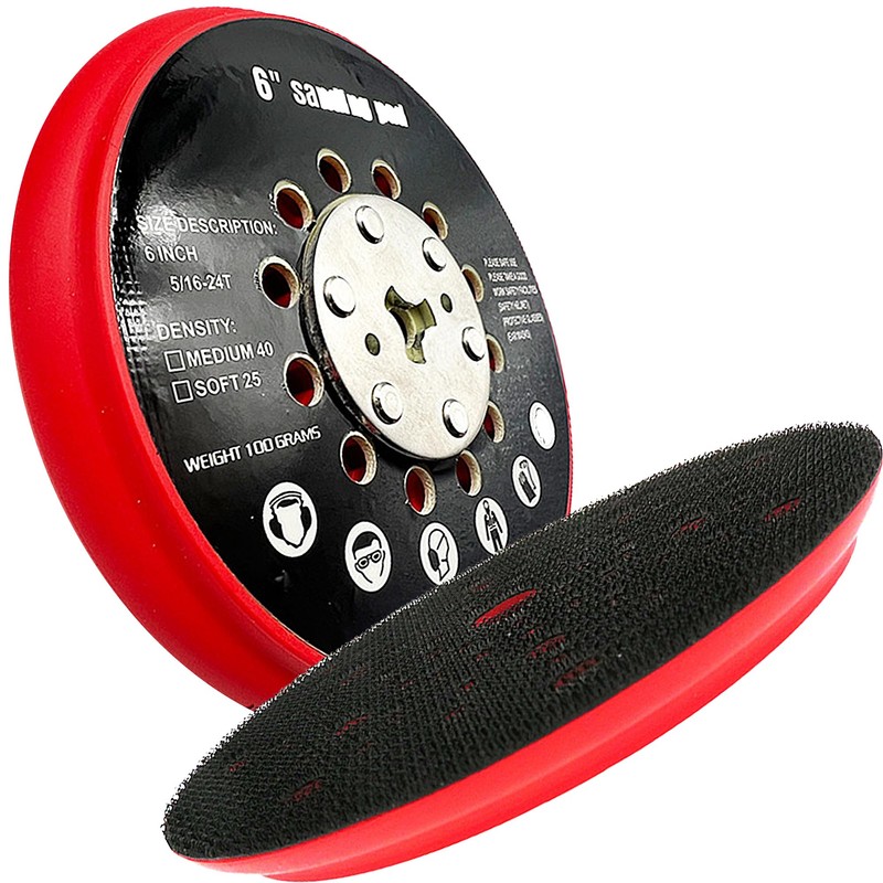 Sanding Disc 150mm Sanding Plate Sanding Plate Multihole Compatible with