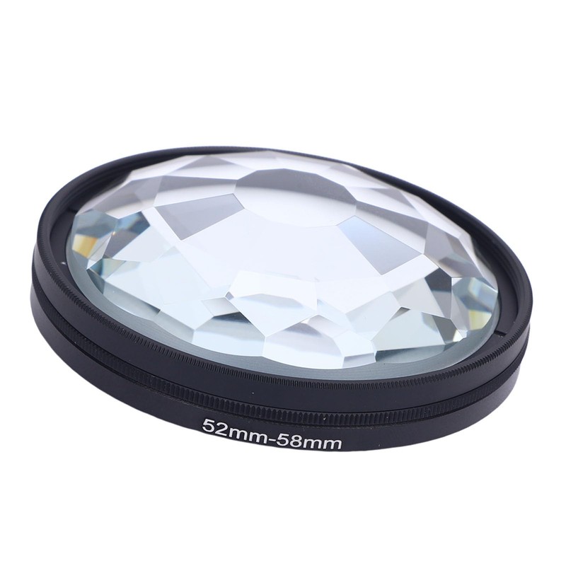 58MM Kaleidoscope Filter, Camera Lens Effect Filters with 52MM 58MM