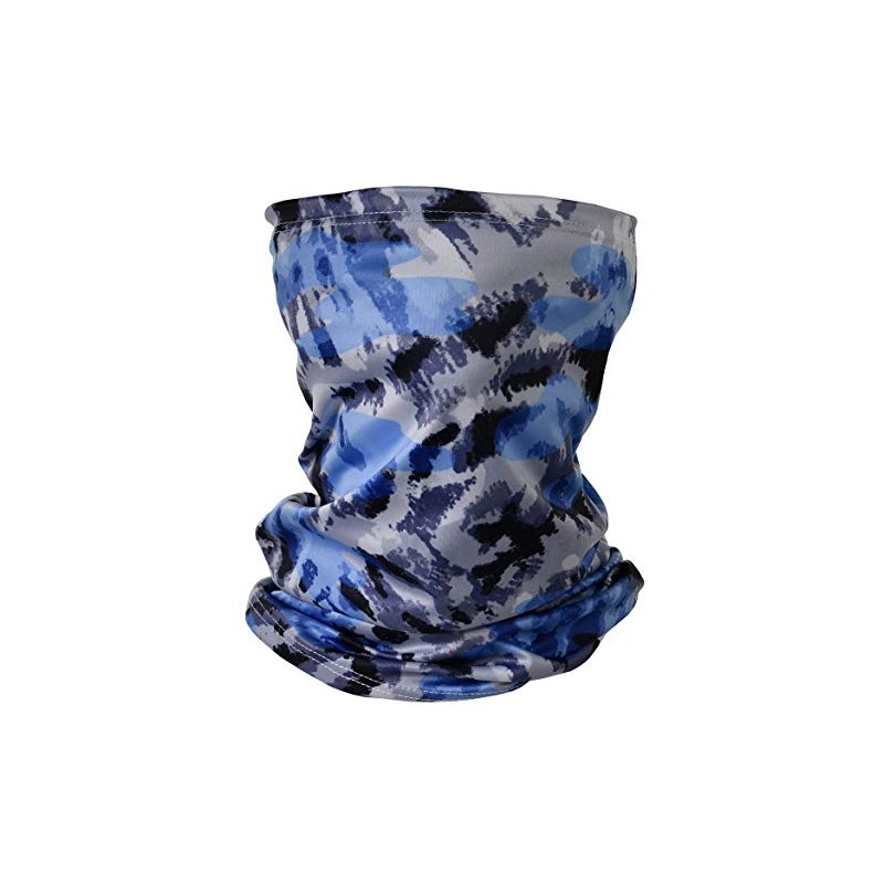 iscream Child's Tie Dye Blues Gaiter Face Cover for Allergies,