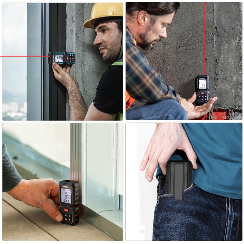 MiLESEEY G2 200FT Laser Measurement Tool with ±0.06 Inch Accuracy,
