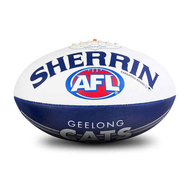 Sherrin Geelong Cats AFL Club Football, Size 5