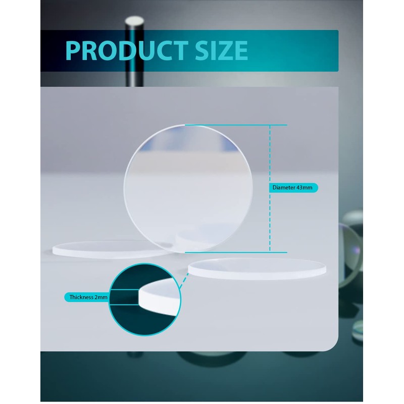 SFX 10PCS Laser Protective Lens for Laser Cleaning Machine Diameter