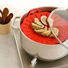 Silicone 11" Large Steamer Basket with Handle – Flexible Nonstick