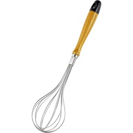 Wahei Freiz GC-056 Kitchen Tool, Whisk, Wooden Pattern, Made in Japan