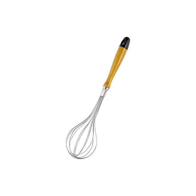 Wahei Freiz GC-056 Kitchen Tool, Whisk, Wooden Pattern, Made in