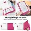 Clipboard with Storage, 8.5x11" Clip Boards with 2 Storage Case