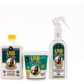 Liso leve e Solto Anti frizz Full Kit Lola Cosmetics