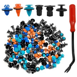 180PCS Bumper Fender Liner Kit Car Bumper Retainer Clips for Lexus Toyota 4Runner Tacoma RAV4 Scion OEM 75495-35010 75397-35010 90189-06065 90189-06013 90189-06028 90467-07201 90467-10188