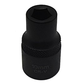 JEUCLEL 10mm 1/2" 5 sided pentagon sockets for Nissian Balance shaft fixings Socket Wrench Tool, Cylinder Head Bolt Screw Removal Brake Caliper Socket brakeand fuel pu mp fixings