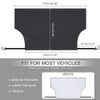 Magnetic Car Sun Shade Cover with Flap and Safety Strap