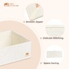 ZenStorage 12 Pack Linen Nursery Drawer Organizer for Baby Clothes,