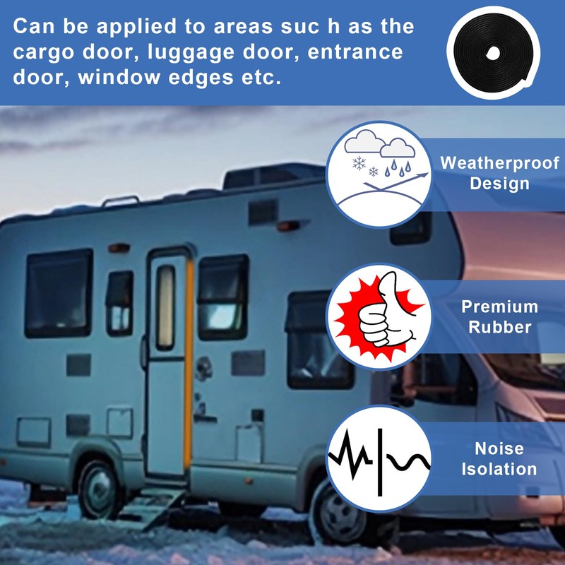 Wadoy 018-546 RV Slide Out Seal Camper RV Slide Out
