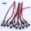 Twidec/10PCS 3V-6V-12V-24V-250V Momentary Push Button Switch 2 Pins ON/Off SPST