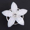 KathShop 6pcs Bridal Wedding Prom Crystal Pearl Flower Hair pins